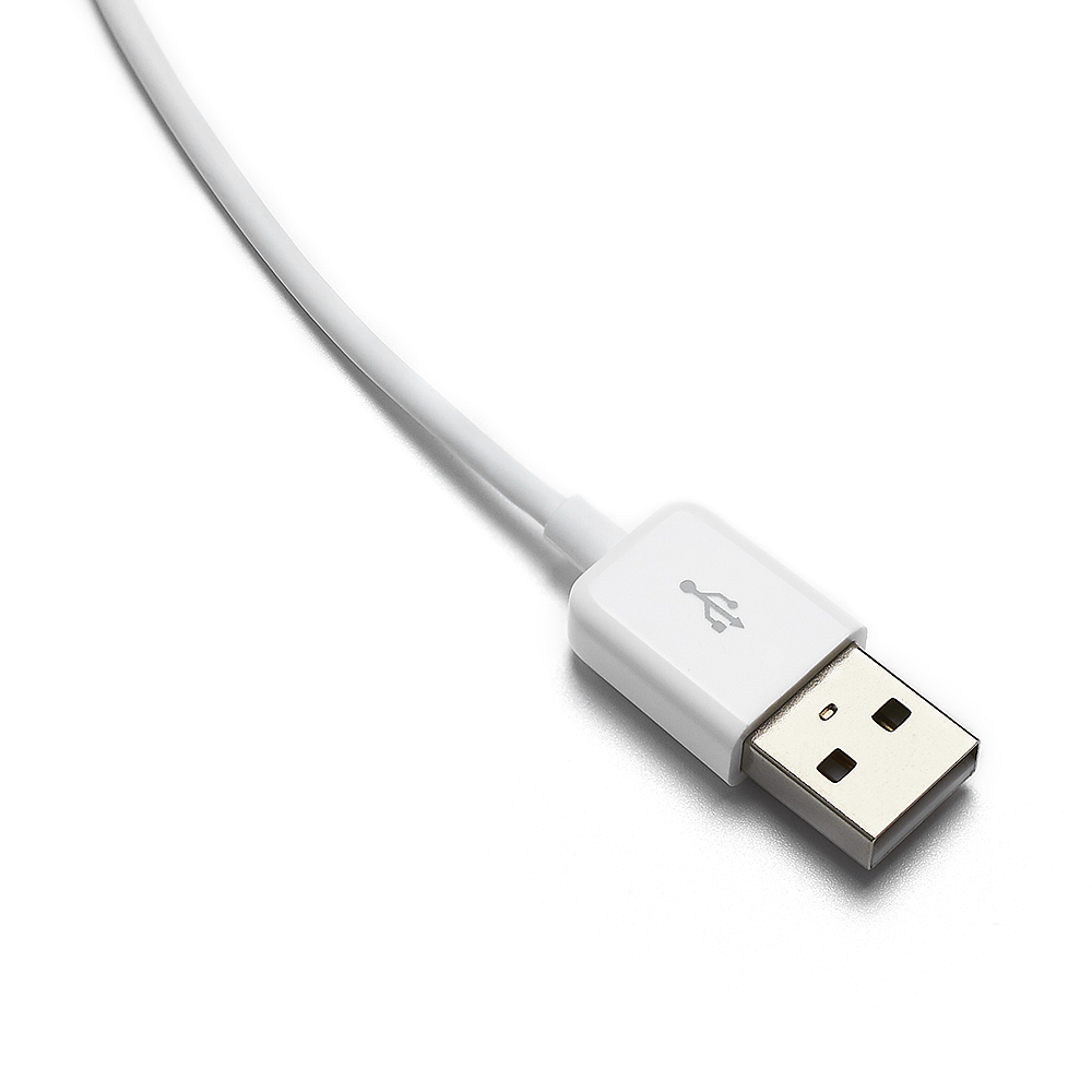 亮面数据线 产品摄影 白底图 3C数码 拍照